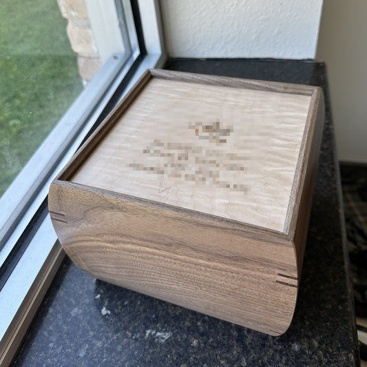 Crafted Memorials Wooden Urn for Ashes Customer Photo 7