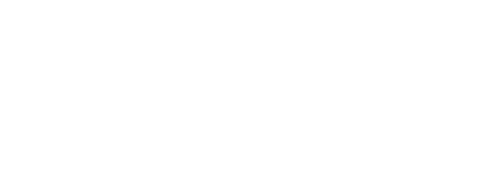 Crafted Memorials Logo White